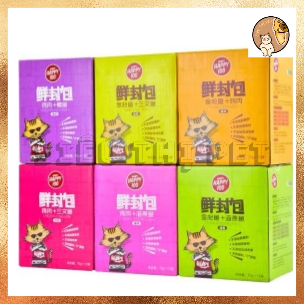 [Mã PET50K giảm Giảm 10% - Tối đa 50K đơn từ 250K] (Hấp Dẫn) Pate Wanpy Happy 100 cực rẻ dành cho Hoàng Thượng