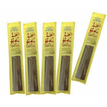 Hương nhang La Hán 38  RẤT THƠM. THƠM MÙI TẾT, Hương thơm thảo dược của Rễ cây cỏ Bài, đậu tàn, tàn cong