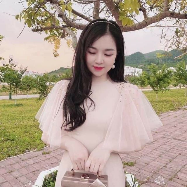 Áo dài cao cấp tay voan lụa mỹ co giãn kèm quần. ÁO DÀI BẢO HIẾU