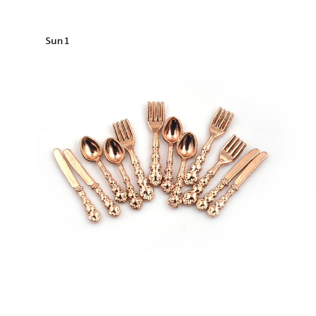 Bộ Dụng Cụ Bàn Ăn Tỉ Lệ 12 1: 12 Trang Trí Nhà Búp Bê