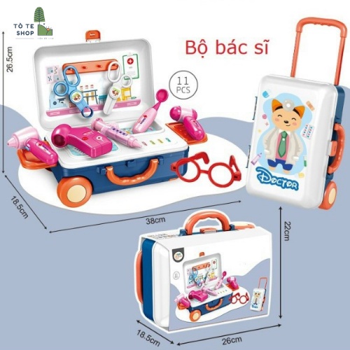 Bộ Đồ Chơi Vali Kéo - Bác Sĩ