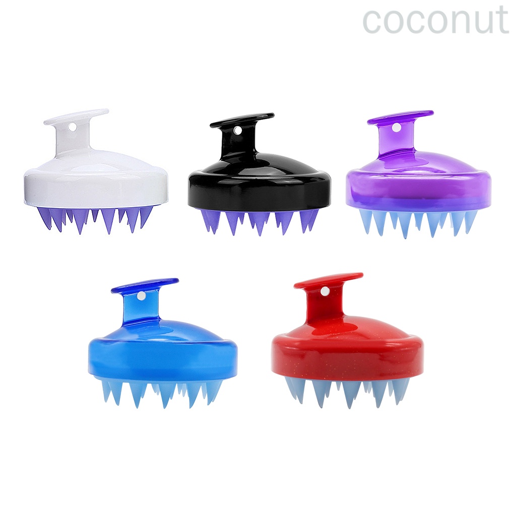 Bàn Chải Mát Xa Da Đầu Cầm Tay Bằng Silicone Tiện Dụng