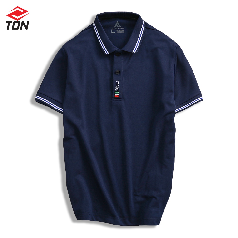 Áo Polo cổ bẻ nam Vogue tay ngắn vải cá sấu co dãn