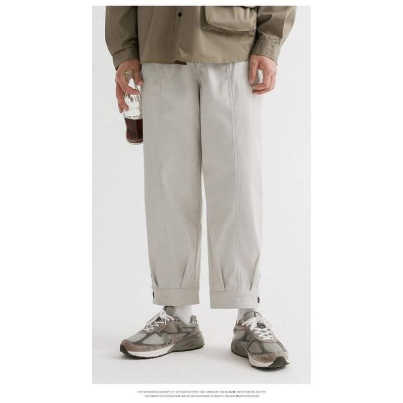 QUẦN KAKI RỘNG UNISEX CHẤT LƯỢNG