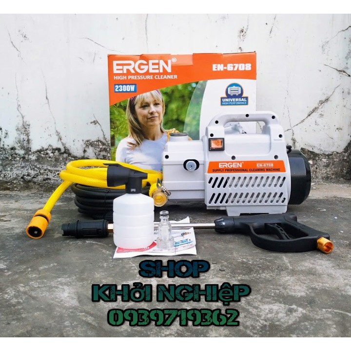 Máy rửa xe ERGEN 2300W siêu tiết kiệm