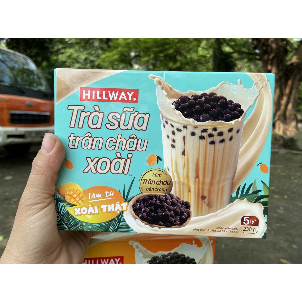 Trà sữa trân châu Hoàng Gia HILLWAY 416g (5 gói Trà sữa + 5 gói Trân châu) | BigBuy360 - bigbuy360.vn