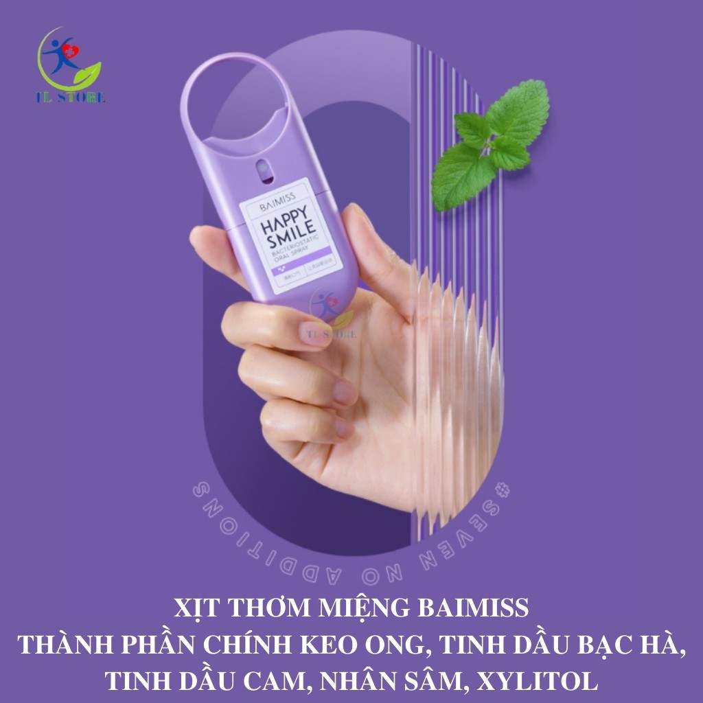 Lọ xịt thơm miệng Baimiss 10ml