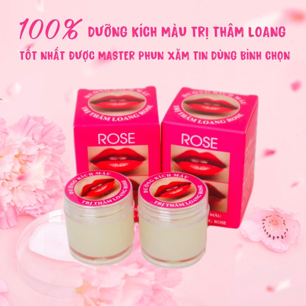 Son Dưỡng Môi,Giảm Thâm Loang ROSE [Hũ 10Gr]