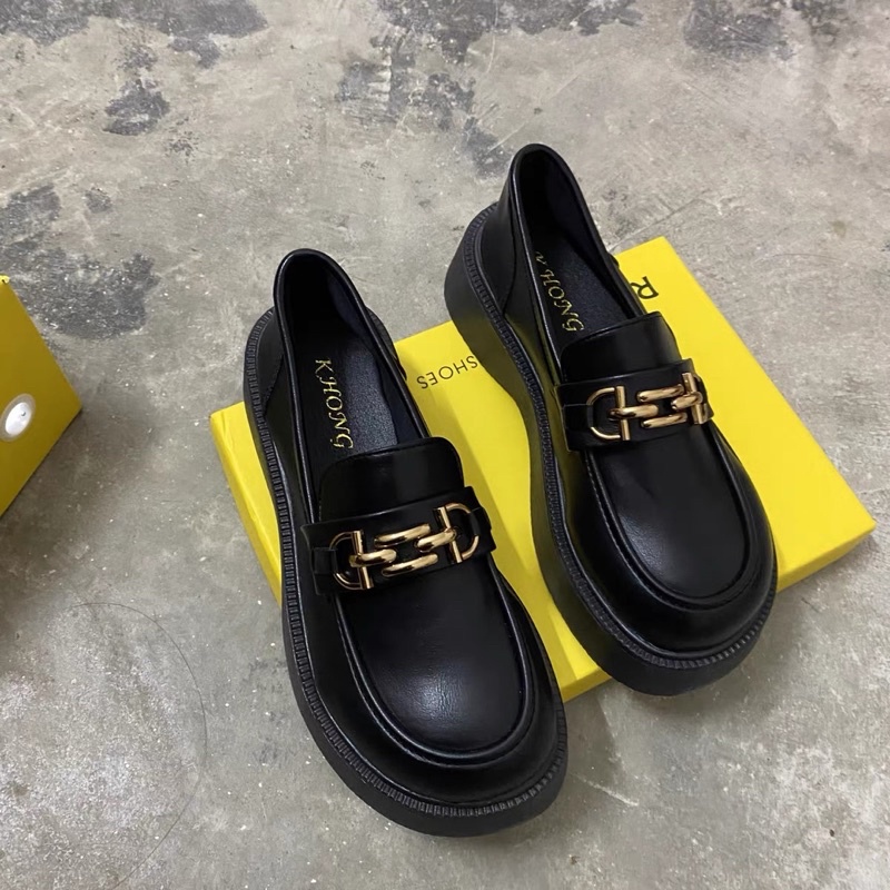 Giày oxford nữ sinh nhật bản đế cao, giày lười bản giới hạn 2022, G119