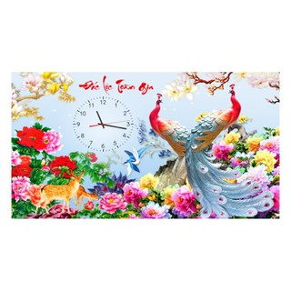 Tranh đính đá Đắc Lộc Toàn Gia -DD9295