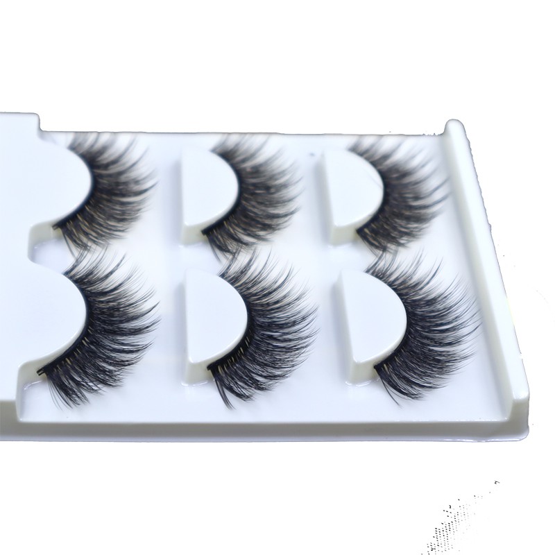 Mi giả 3D  3D Faux Mink Lashes kiểu dáng volum mang phong cách Châu Âu - Artistic makeup, sexy hàng xuất khẩu 3 cặp