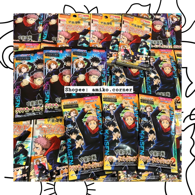 Pack card Jujutsu Kaisen random hàng chính hãng