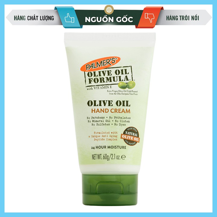 [ CHĂM SÓC DA TAY] Kem Dưỡng Da Tay Ngăn Ngừa Lão Hóa Olive Palmer's Olive Oil Hand Cream Tuýp 60Gr | Chính Hãng Mỹ