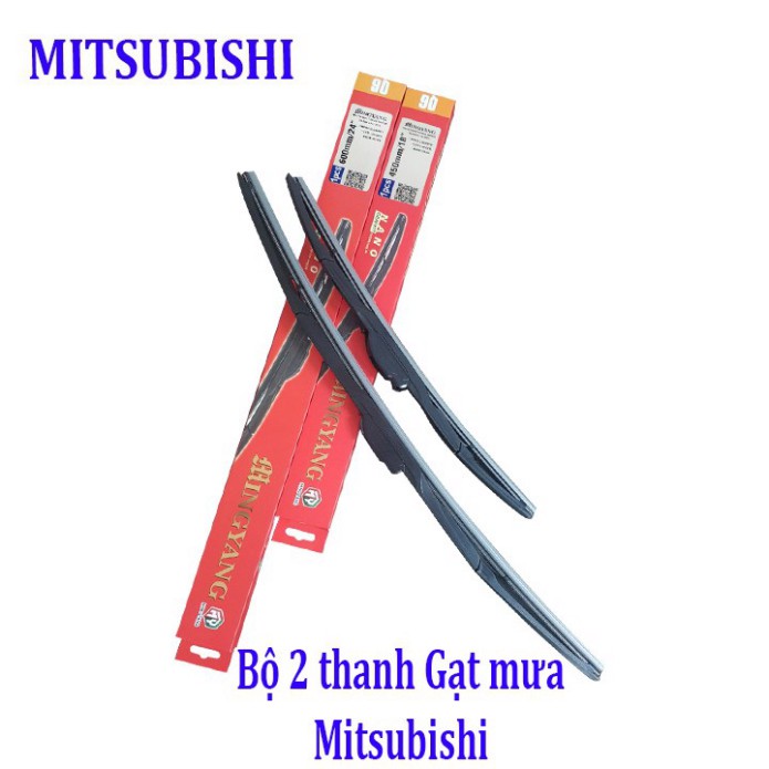 Sản Phẩm Bộ 2 thanh gạt nước mưa ô tô đa năng Nano cao cấp Mitsubishi: Xpander-Jolie-Mirage-Pajero-Pajero Sport-Triton,.
