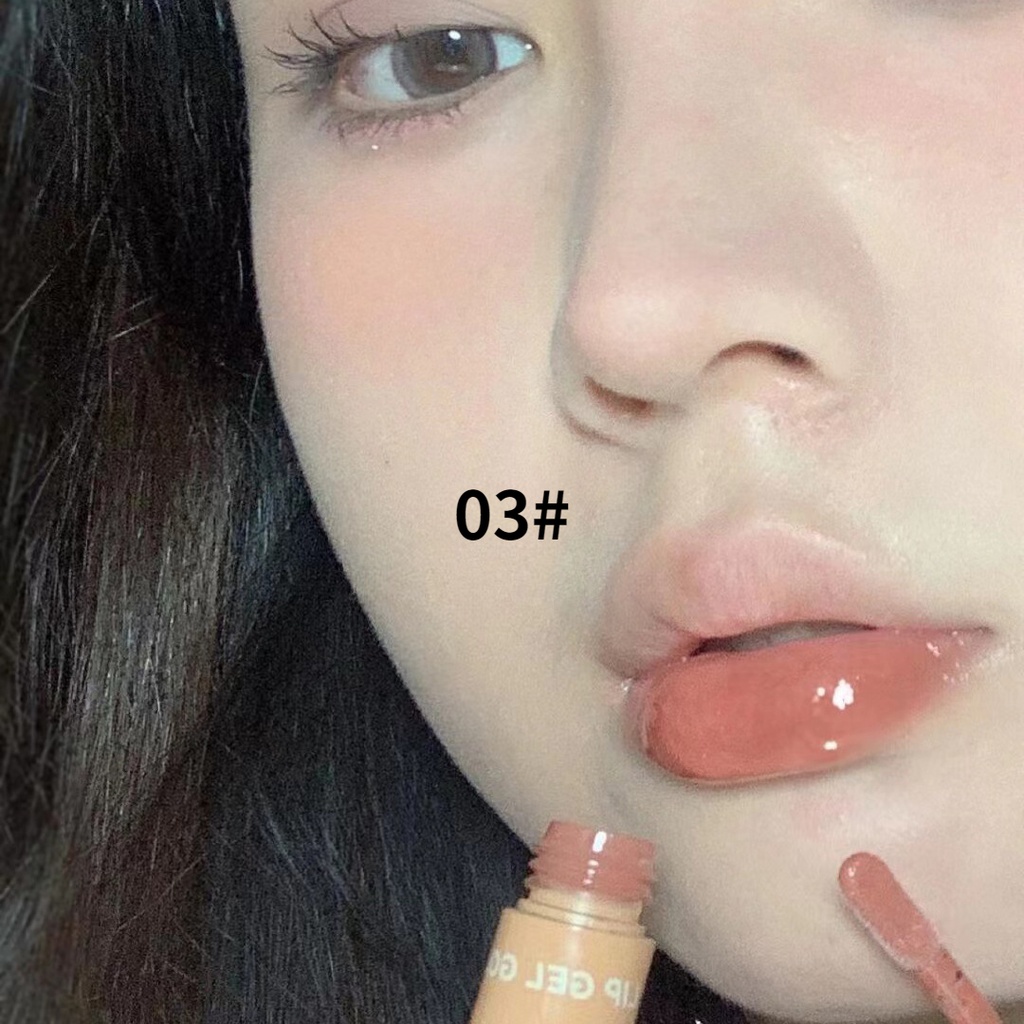 [Hàng mới về] Son bóng CAPUVINI dưỡng ẩm lâu trôi kiểu dáng thời trang 5 màu tùy chọn Son kem bóng Cappuvini tạo hiệu ứng gương