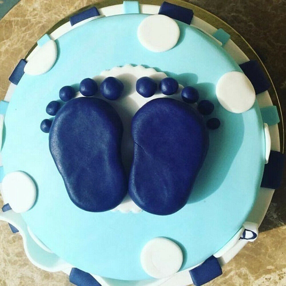 YIYU Khuôn silicone làm bánh xà phòng/ sô cô la hình giày em bé nhiều màu TYLER1