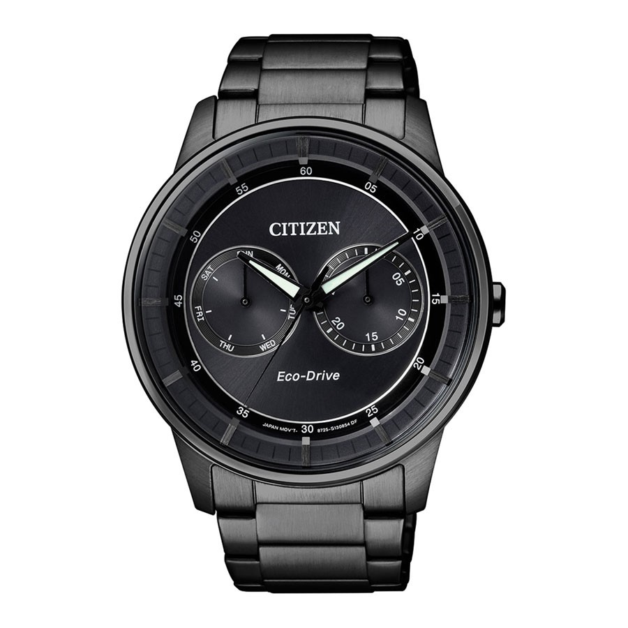 Đồng Hồ Nam Citizen Dây Thép Không Gỉ BU4005-56H - Mặt Đen