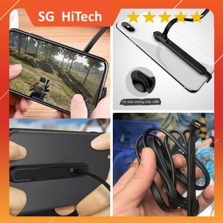 Cáp Sạc Chơi Game Gắn Lưng Chống gãy đầu dây siêu dính Type-C, iPhone