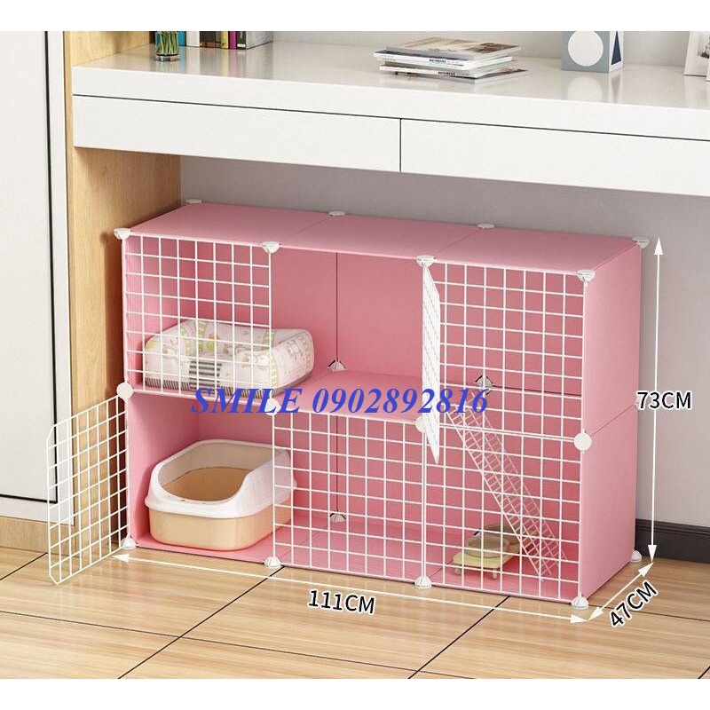 [FREESHIP] COMBO CHUỒNG, LỒNG, QUÂY LƯỚI THÉP DÀNH CHO CHÓ MÈO THÚ CƯNG PET ĐA NĂNG