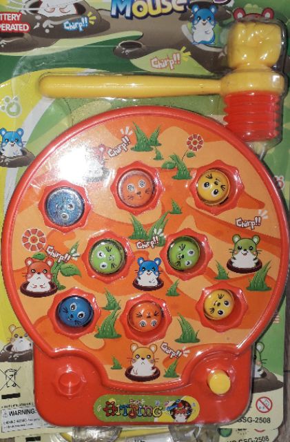 Một Bộ đập chuột bằng nhựa có nhạc và tặng kèm pin