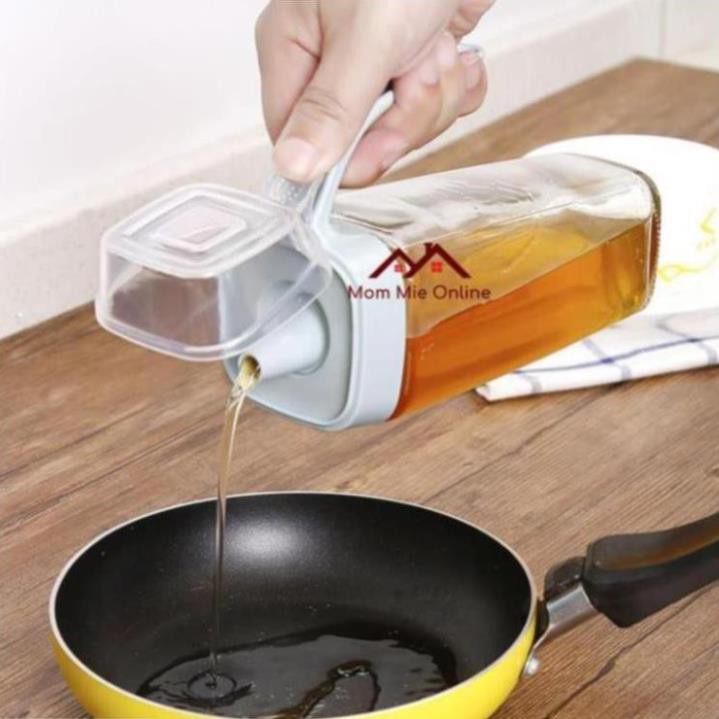 Bình thủy tinh dày đựng dầu ăn, nước chấm, gia vị - J162