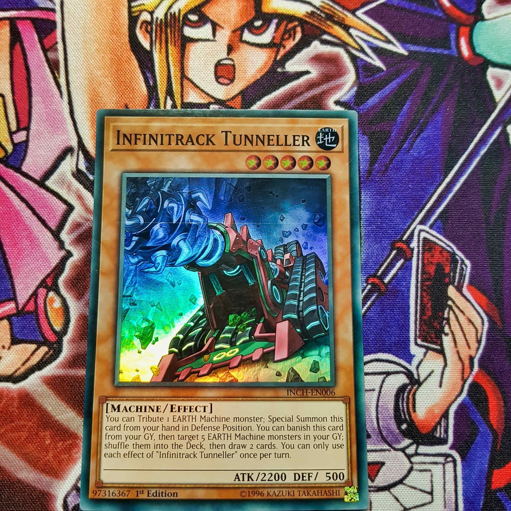 Thẻ bài Yugioh chính hãng | Infinitrack Tunneller | INCH Super rare.