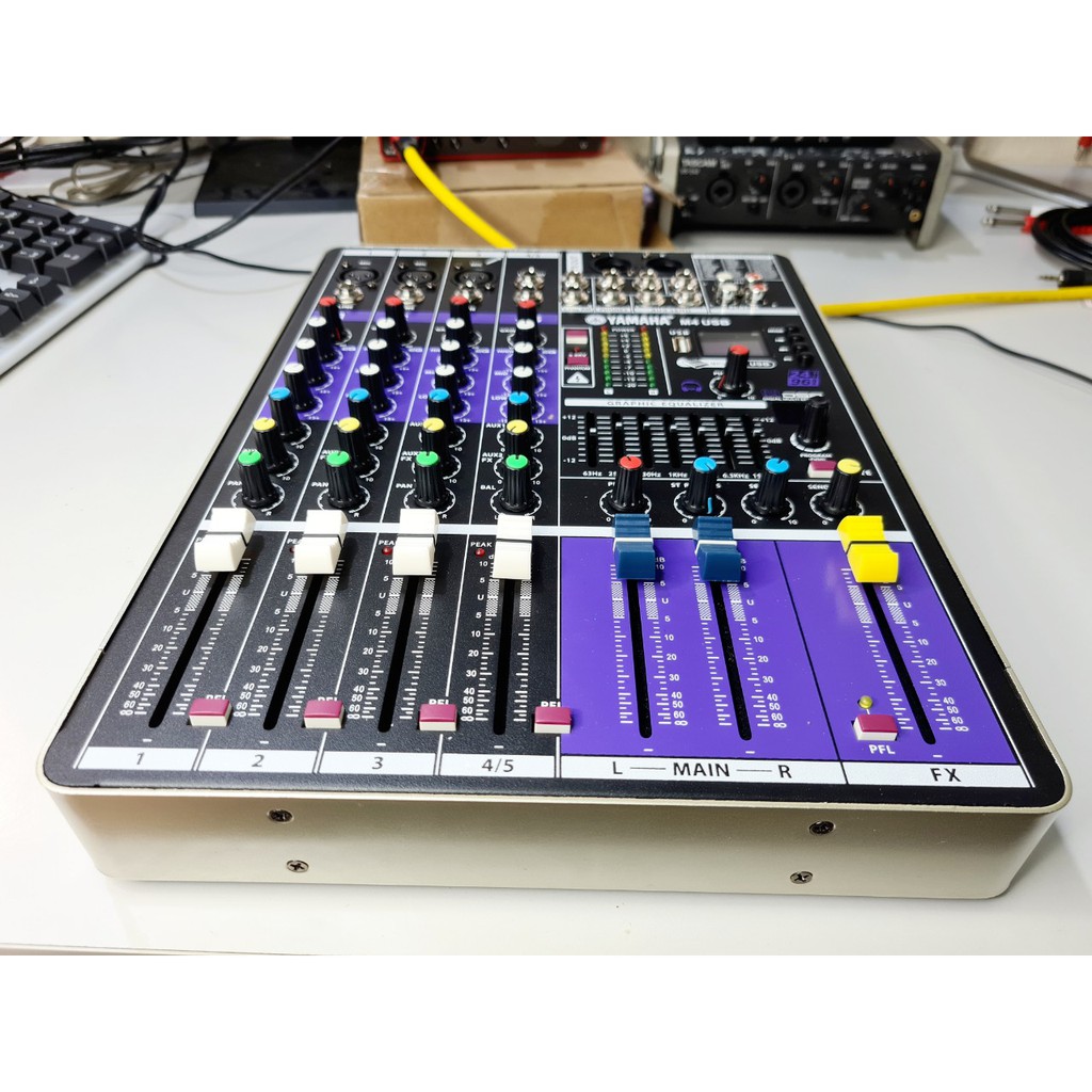 mixer Yamaha new 2021 M4 với 99 hiêu ứng delay echo vang reverd