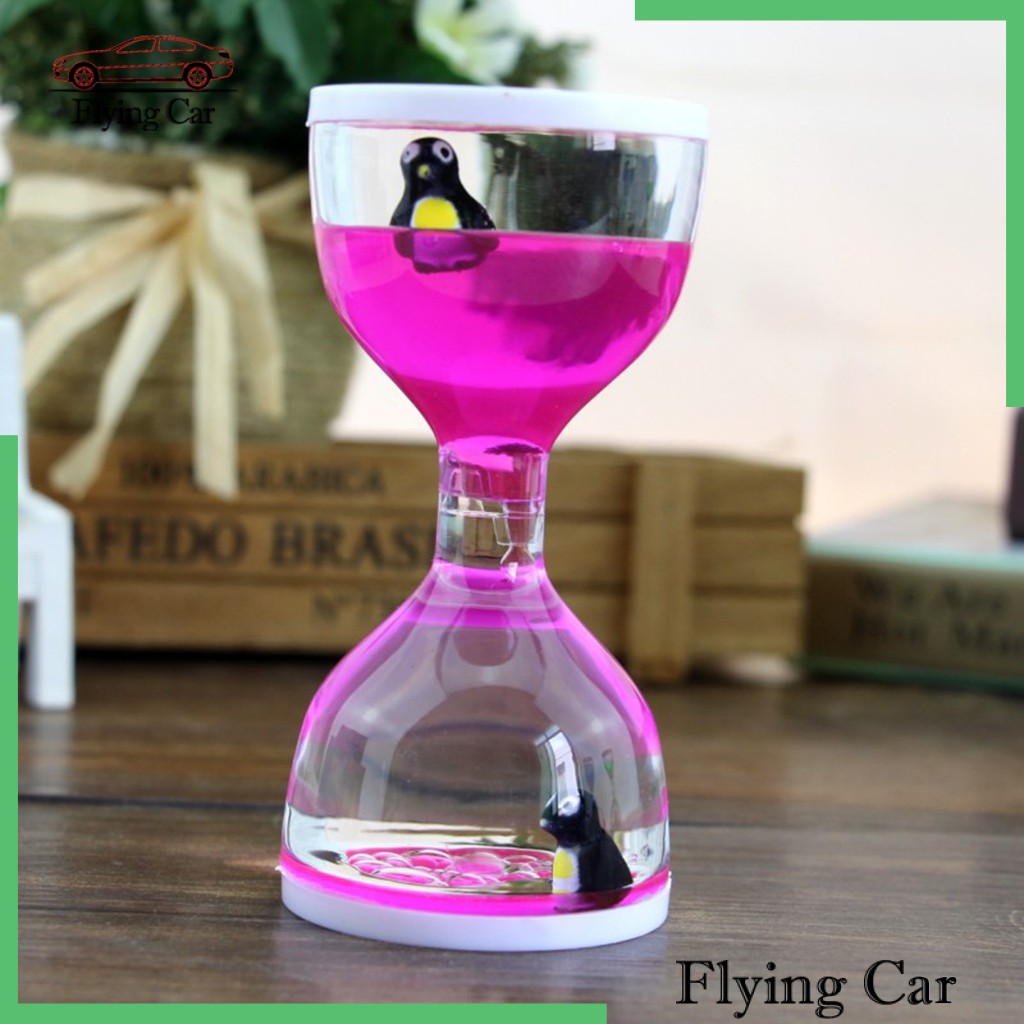 [Lzdjfmy2] Đồng Hồ Cát Chuyển Động Dạng Chất Lỏng Màu Xanh Dương