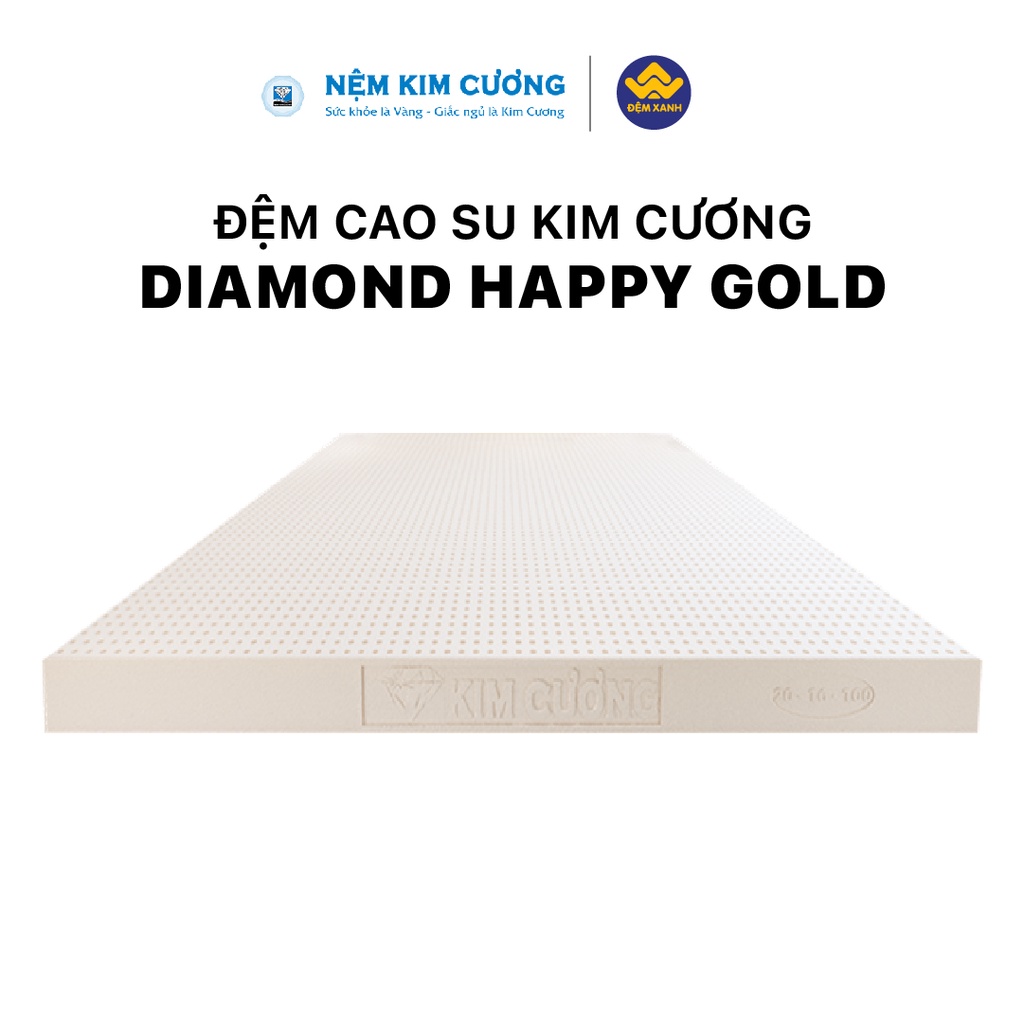 Đệm cao su Kim Cương Xuất Khẩu Diamond Happy Gold