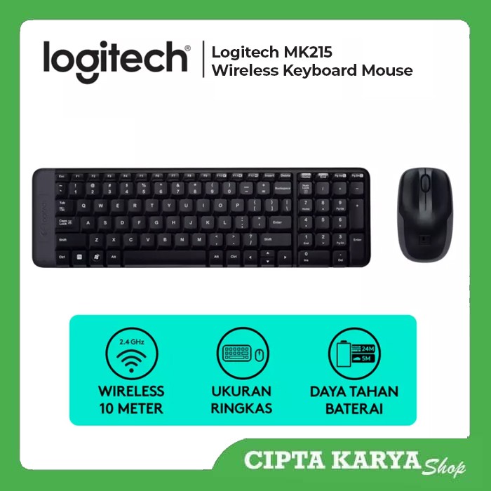 Chuột Không Dây Logitech Mk215