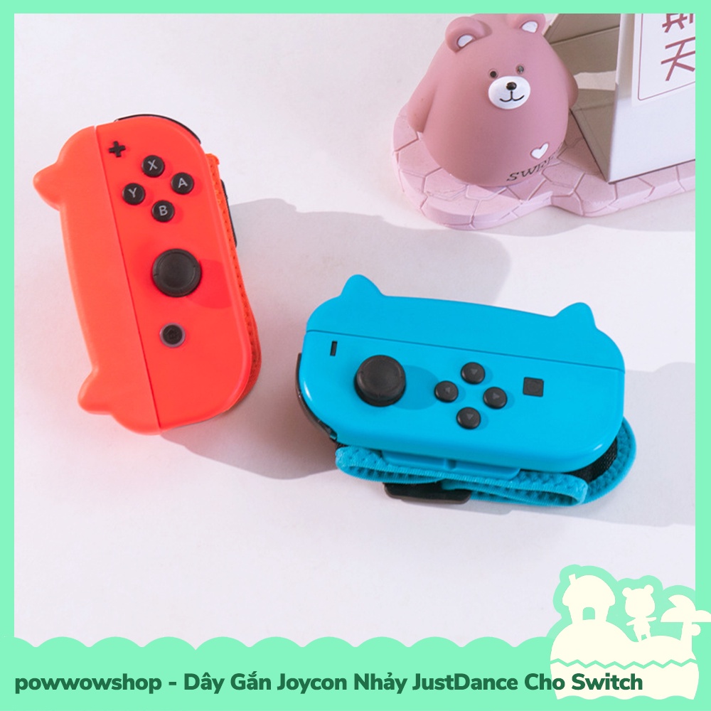 [Sẵn VN - Hỏa Tốc] Phụ KIện Grip Hỗ Trợ Gắn Joycon Đeo Cổ Tay Nhảy Just Dance Cho Máy Game Nintendo Switch / Lite / Oled