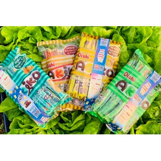 Set 3 gói Bánh Snack Que Akiko Oishi Các Vị  mỗi gói 20 que