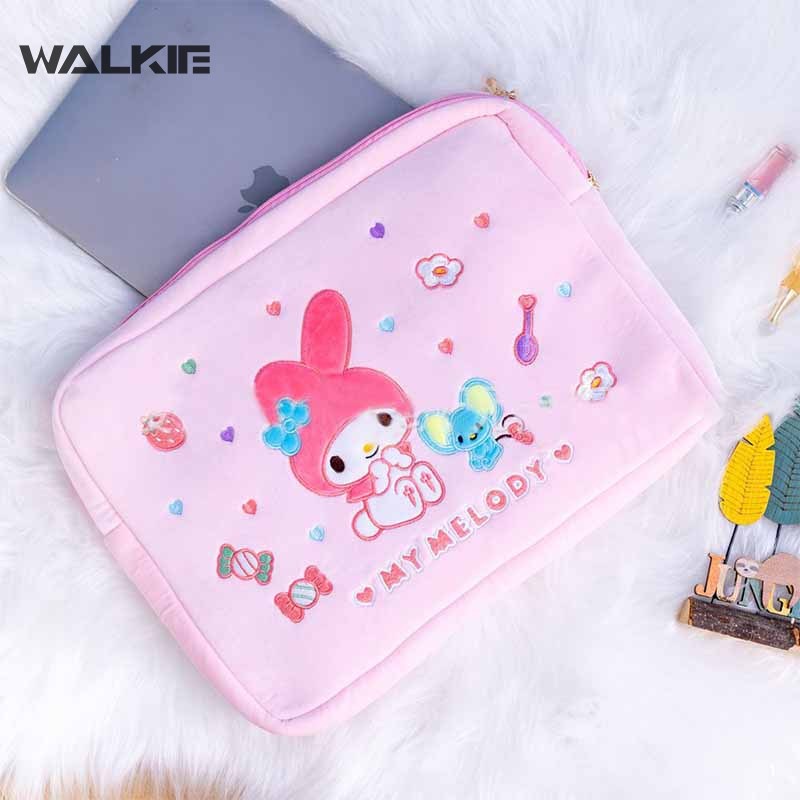 Túi Đựng Laptop/iPad/Máy Tính Bảng Đa Năng Họa Tiết Hoạt Hình Kuromi Cinnamoroll Kitty