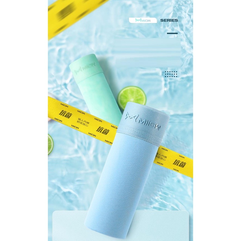 Quần Lót Boxer Nam Miiow Lụa Băng Cao Cấp Kháng Mùi Kháng Khuẩn