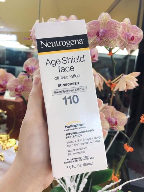 Kem Chống Nắng Ngăn Ngừa Lão Hóa #Neutrogena Age Shield Face SPF 110( date 2022)