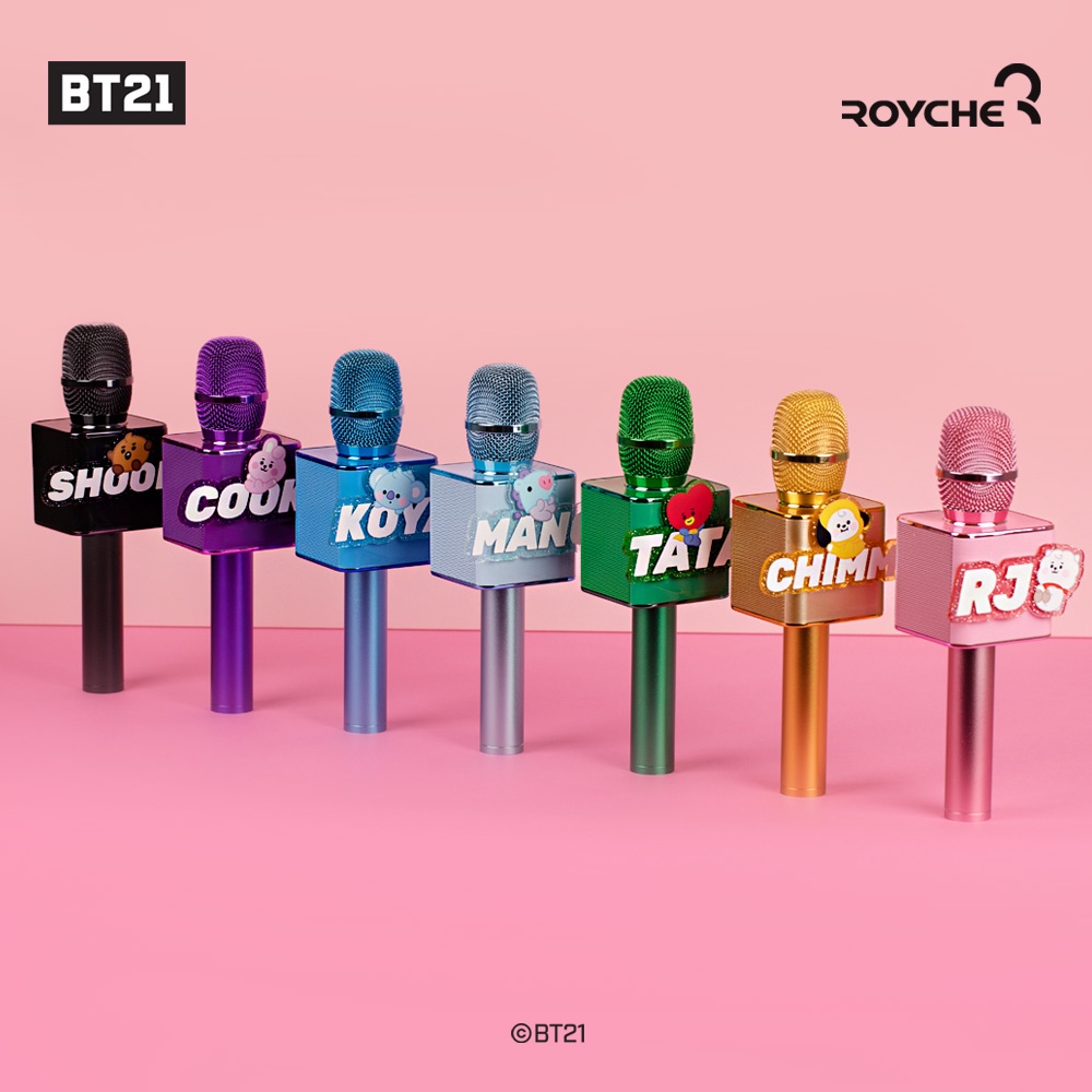 Loa Micro Không Dây Họa Tiết Bts Bt21 Dễ Thương