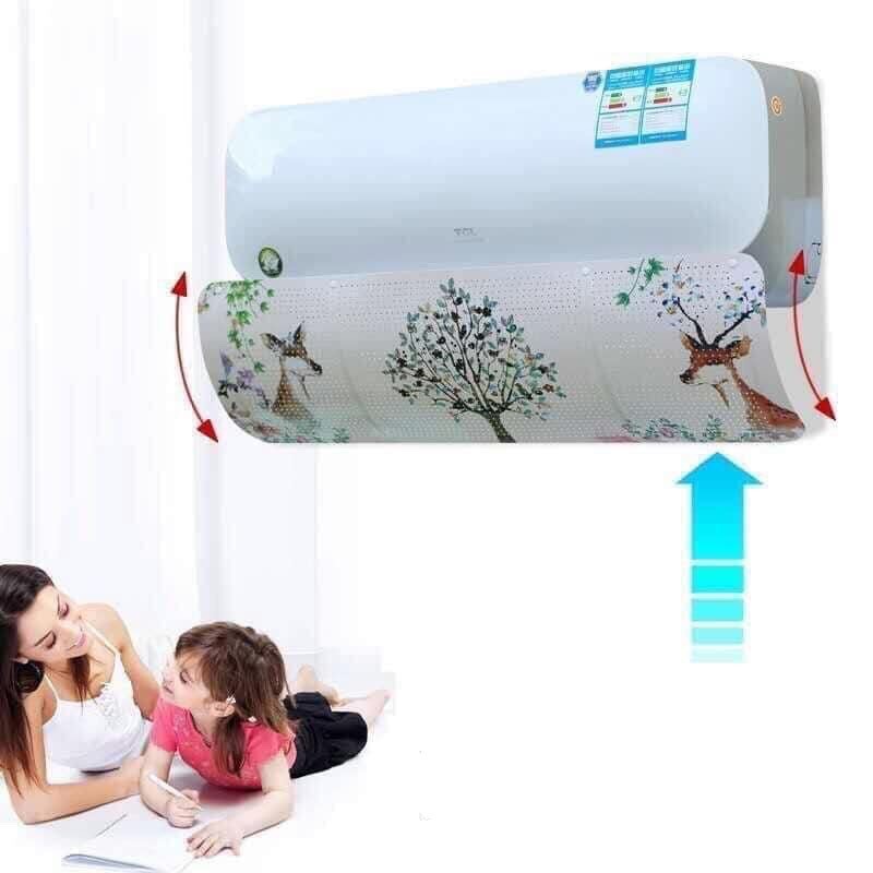 MIẾNG CHẮN GIÓ ĐIỀU HÒA SIÊU TIỆN DỤNG - NGỪA VIÊM HỌNG CHO BÉ