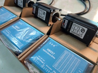 Động cơ Hybrid Servo HBS 57 2.2 N.m + cáp+ driver
