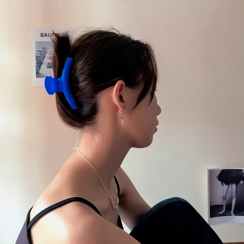(0505) Kẹp Tóc Xanh Saphia Hàn Quốc Nổi Bật