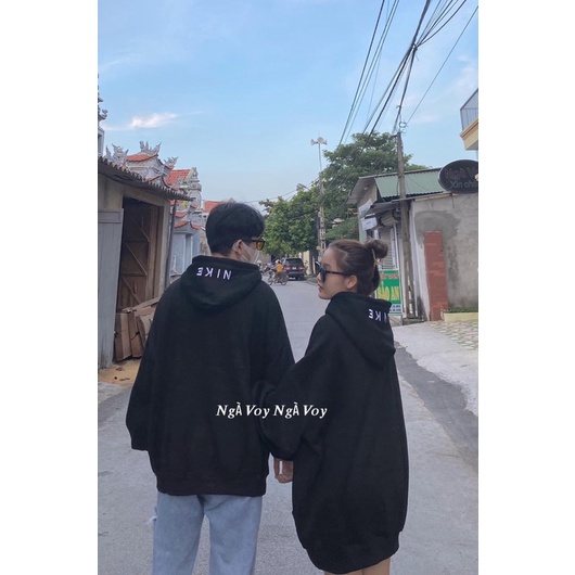 [Mã 12FASHIONSALE1 giảm 10K đơn 50K] Hoodies NAI thêu mũ full 3 màu đen, trắng, xám -nỉ bông tay bồng ulzaang | BigBuy360 - bigbuy360.vn