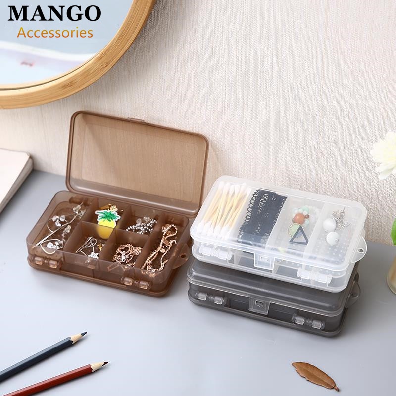 Hộp nhựa đựng trang sức nhiều ngăn tiện dụng T1155