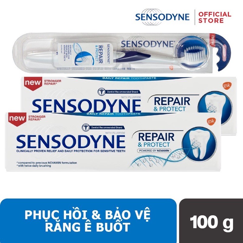 Kem đánh răng Sensodyne Repair & Protect 100g