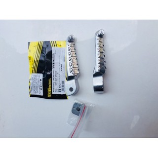 Gác chân sau xe máy cá sấu trắng