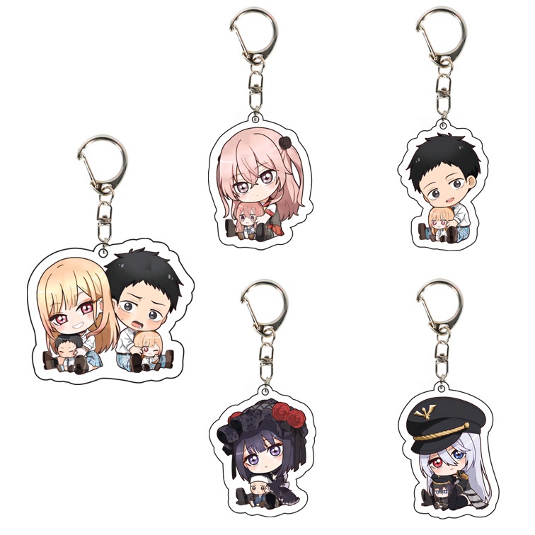 Móc Khóa Mặt Hình Nhân Vật Hoạt Hình Anime My Dress-Up Darling Phiên Bản Chibi