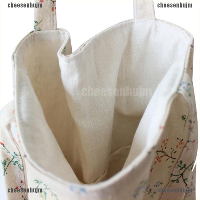 Túi Xách Tote Chất Liệu Cotton Lanh Phong Cách Cổ Điển Cho Nữ