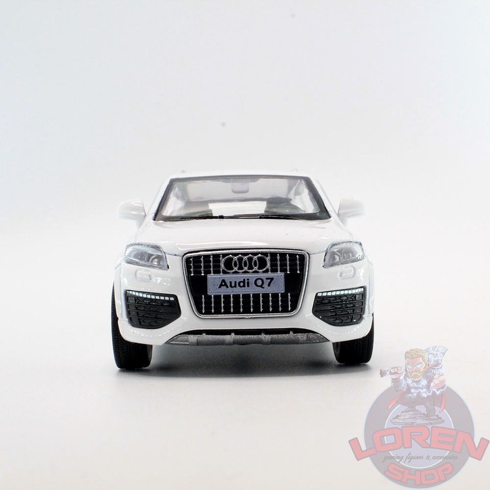 Mô hình ô tô kim loại Audi Q7 tỷ lệ 1:36, xe SUV đồ chơi kích thước 13cm chạy cót mở 2 cửa lorenshop