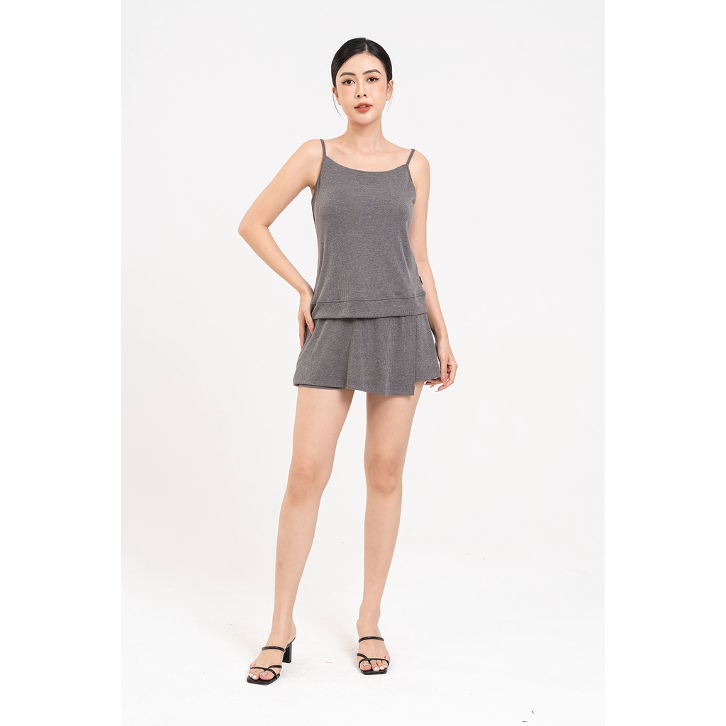 Bộ Áo Cotton 2 Dây Quần Đùi : L66C22H002