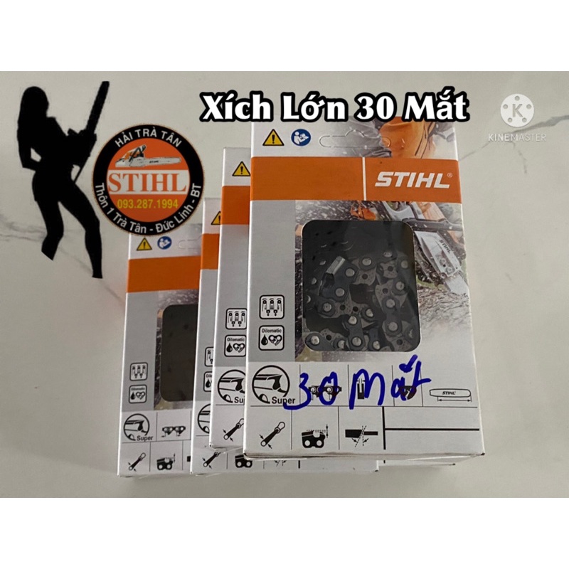 Xích Cưa STILH , MÍTUYAMA , H&O 30 Mắt Loại lớn chính hãng