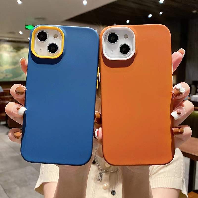 Ốp Điện Thoại Silicone Mềm Màu Trơn Chống Sốc Cho IPhone 13 12 11 Pro Max X XR 7 8 Plus