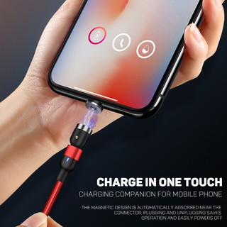 Cáp sạc nhanh nam châm 5A cổng Micro USB Type-C cho Android